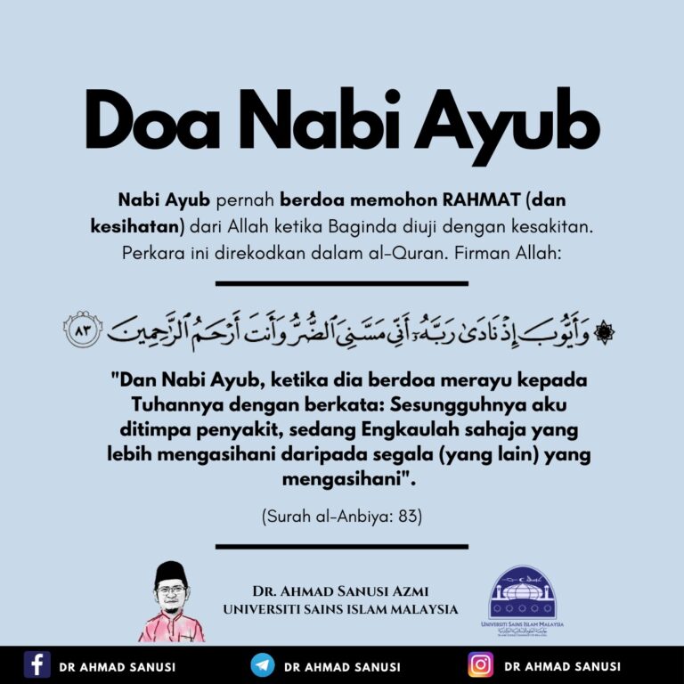 Doa Para Nabi Dalam al-Quran utk amalan kita – Haliabara media