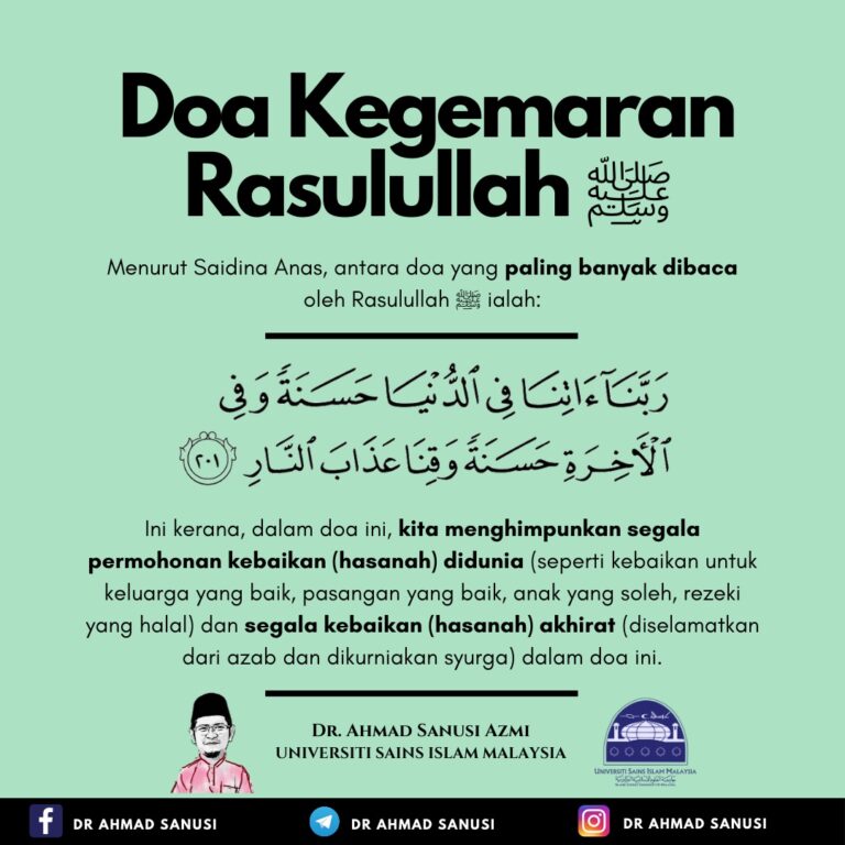 Doa Para Nabi Dalam al-Quran utk amalan kita – Haliabara media